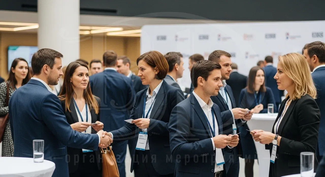Организация бизнес-конференций агентством ВДСервис Событий: зоны нетворкинга