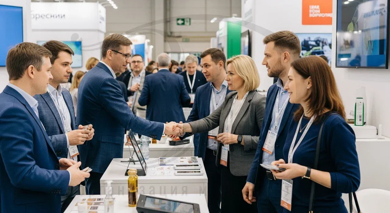 Деловое общение между участниками выставки Общение между участниками выставки