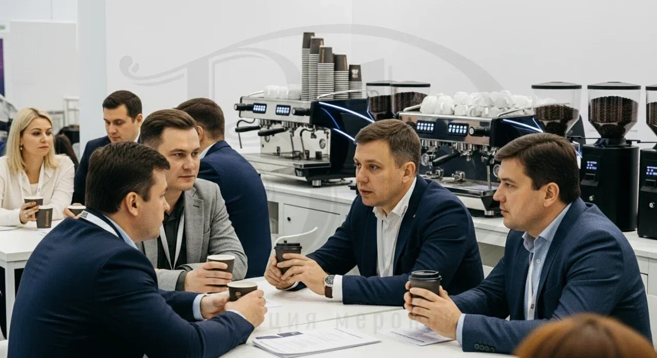 Зоны неформального общения в рамках проведения выставки Коворкинг между участниками выставки