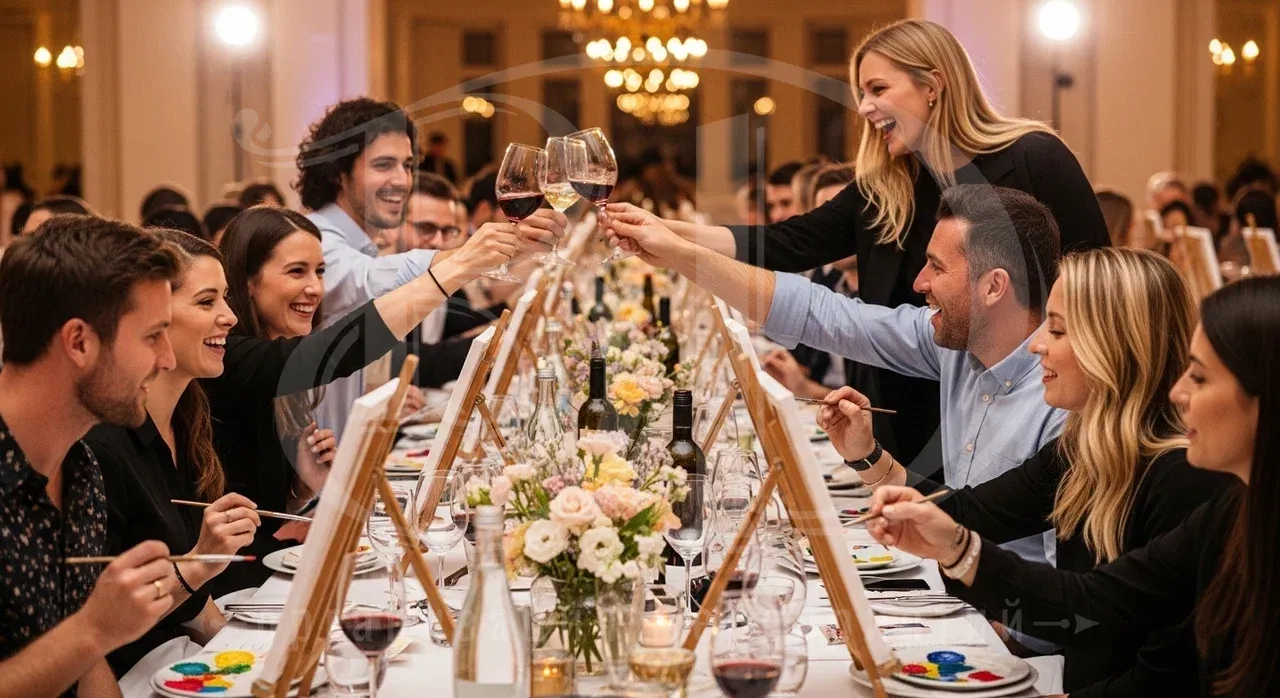 Организация вечеринок event-агентством Вдсервис Событий Организованная вечеринка для друзей, коллег, семьи и близких