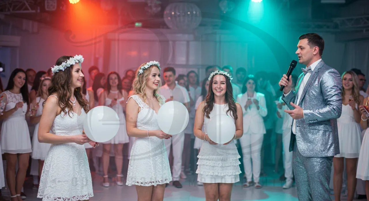 Белая вечеринка: интерактивные конкурсы