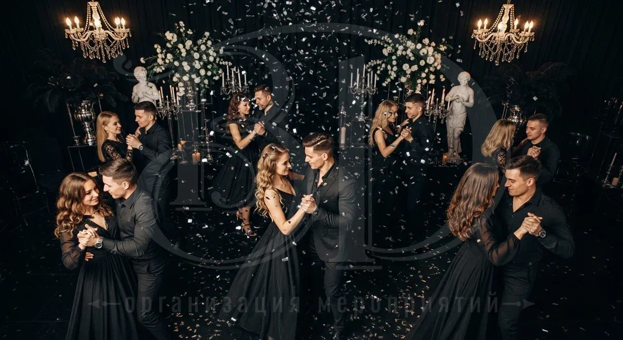 Чёрная вечеринка под ключ: танцевальная программа