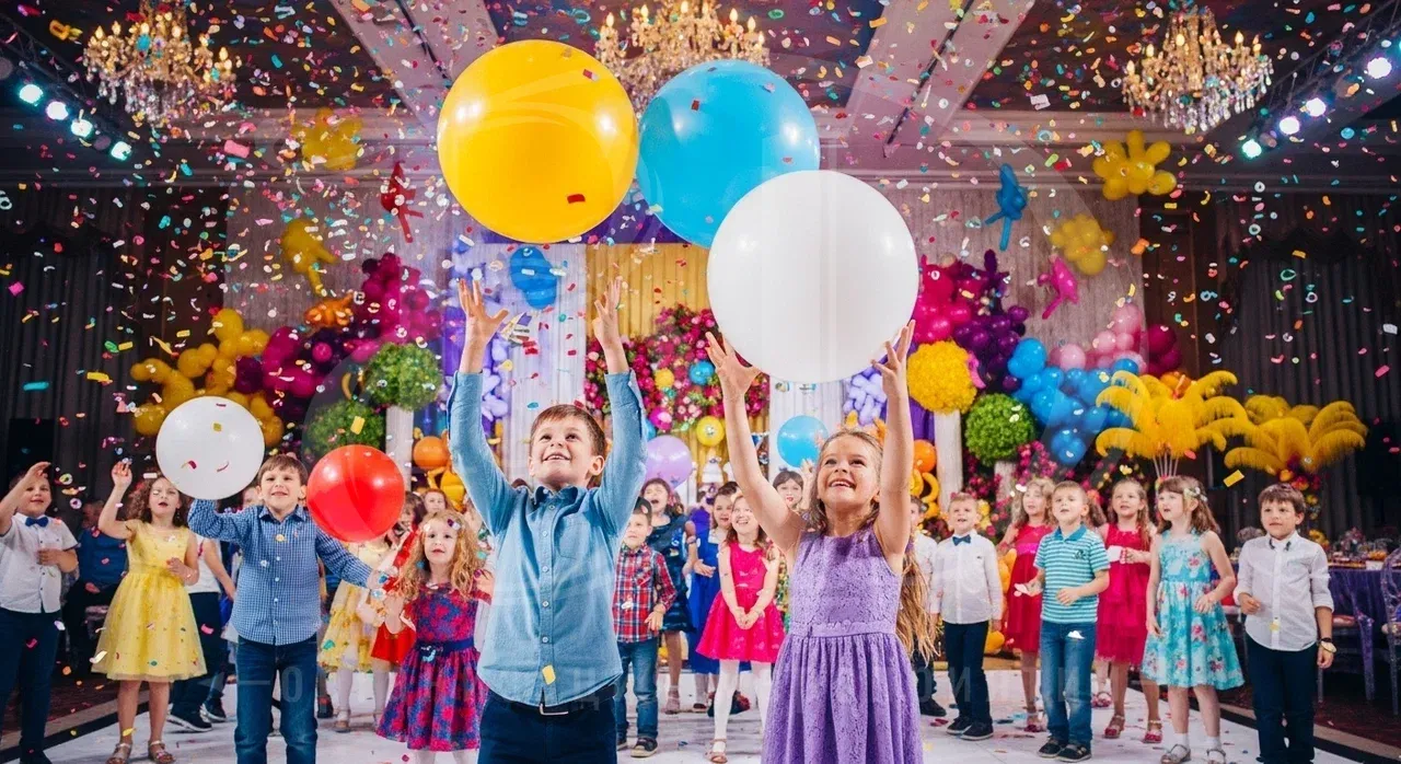 Детская цветная вечеринка будет организована агентством Вдсервис Событий Цветная вечеринка для детей