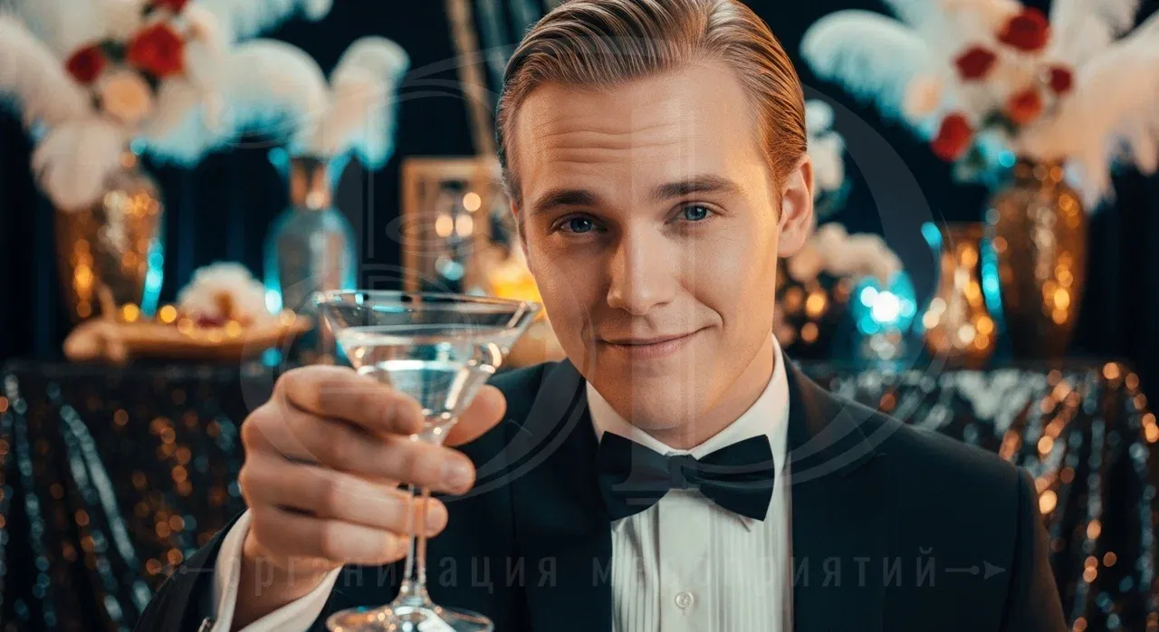 Вечеринка в стиле Гэтсби: гость мероприятия