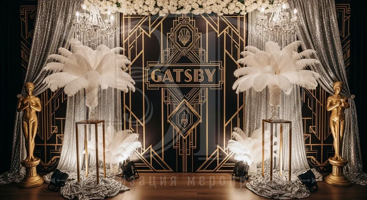 Фотозона на Гэтсби-party