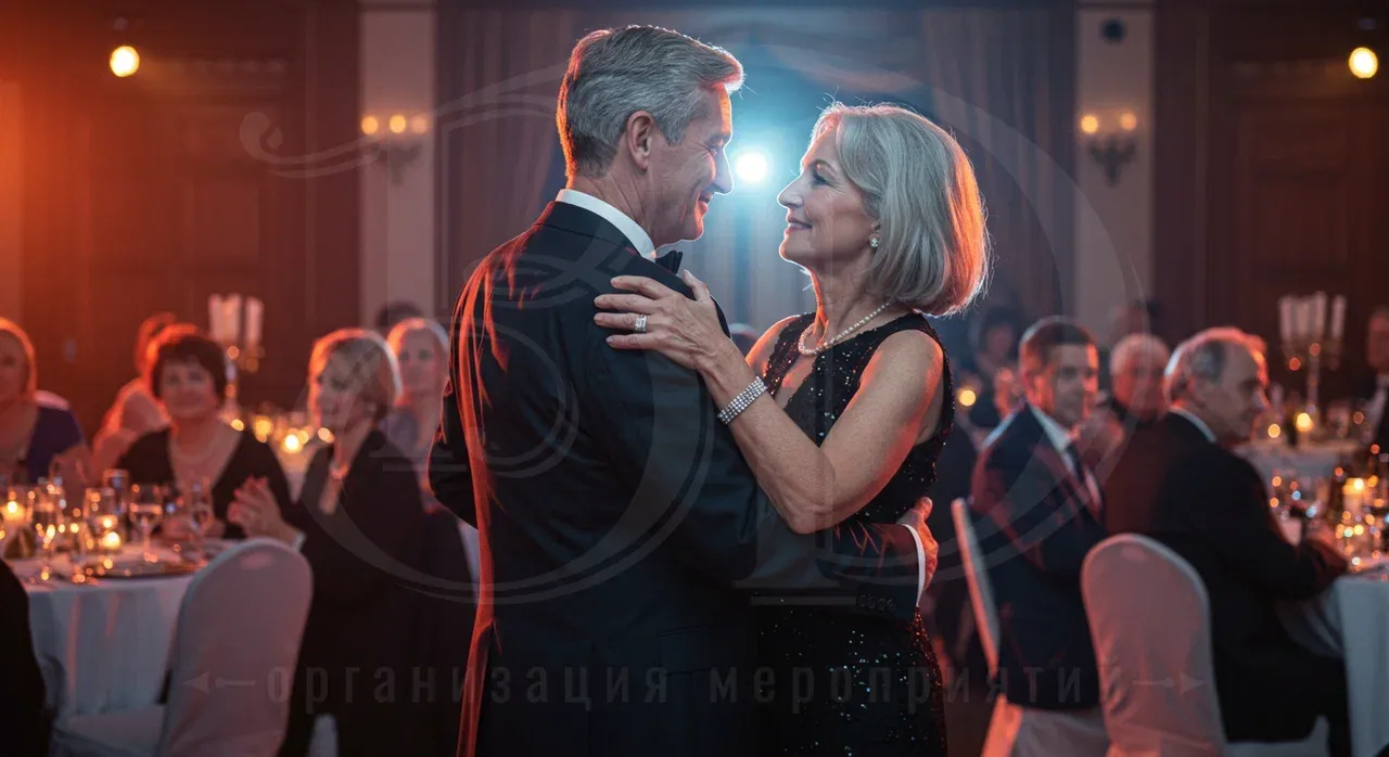 Голливудская вечеринка: романтичные танцы с участием гостей праздника
