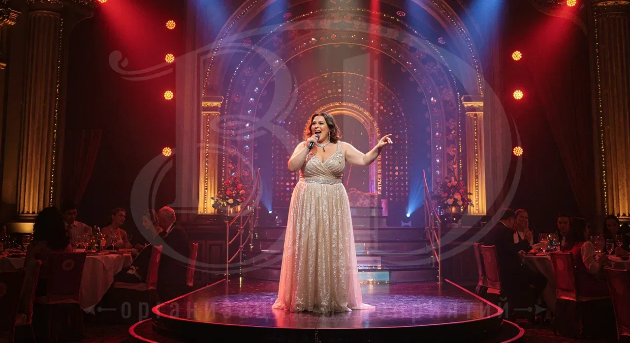 Живой вокал на вечеринке в стиле Звёзды Голливуда Музыкальные выступления на голливудской вечеринке