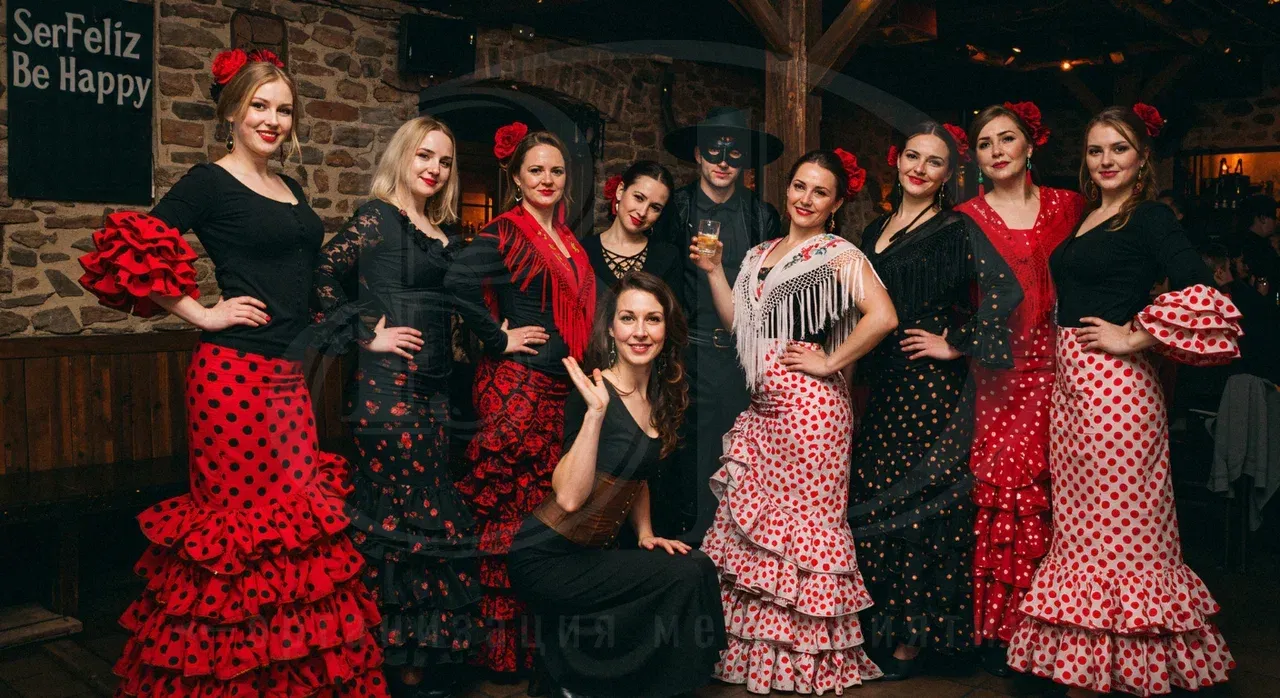 Гости event-мероприятия в испанском стиле Event-мероприятие в испанском стиле