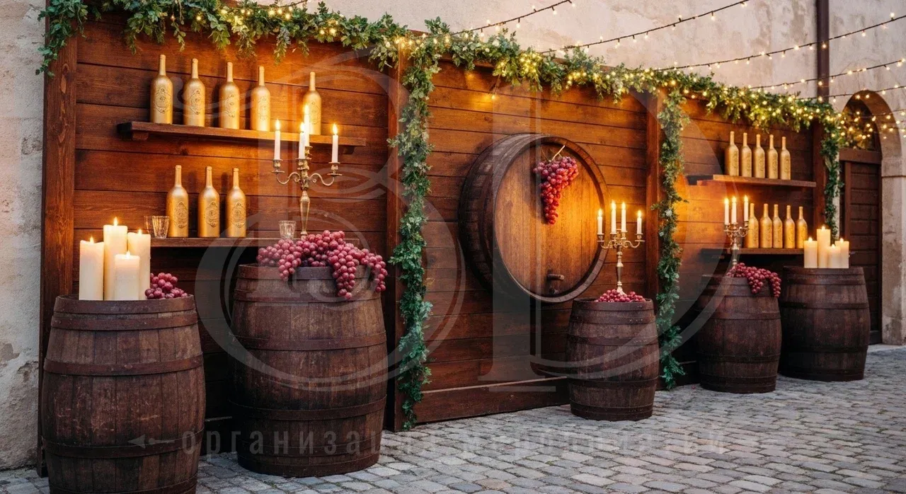 Фотозоны на вечеринке в итальянском стиле Декорирование пространства для вечеринки в итальянском стиле, оформление фотозон