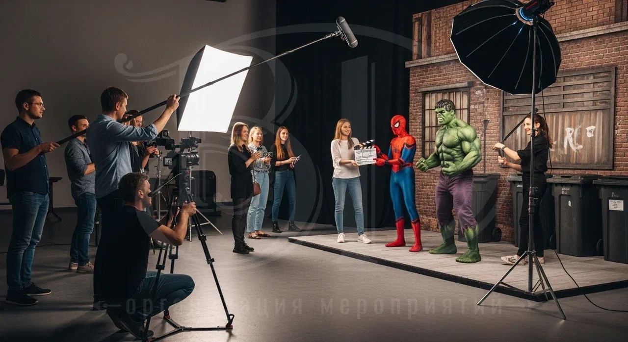 Мастер-класс по актерскому искусству на киновечеринке