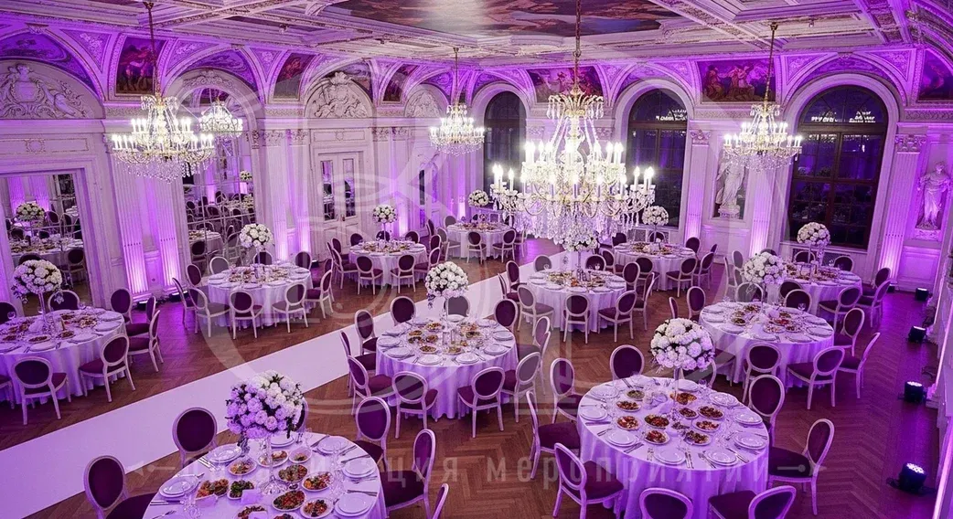 Декорирование пространства для классического вечера