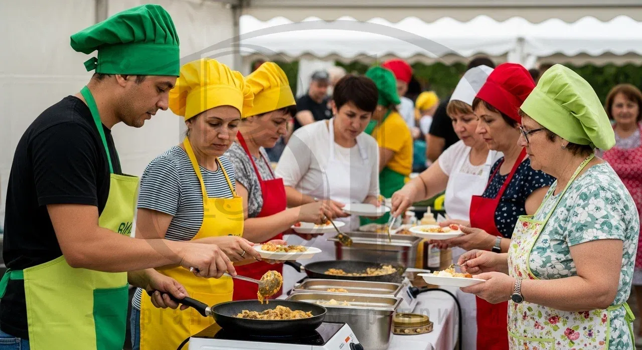 Кулинарный мастер-класс на корпоративе