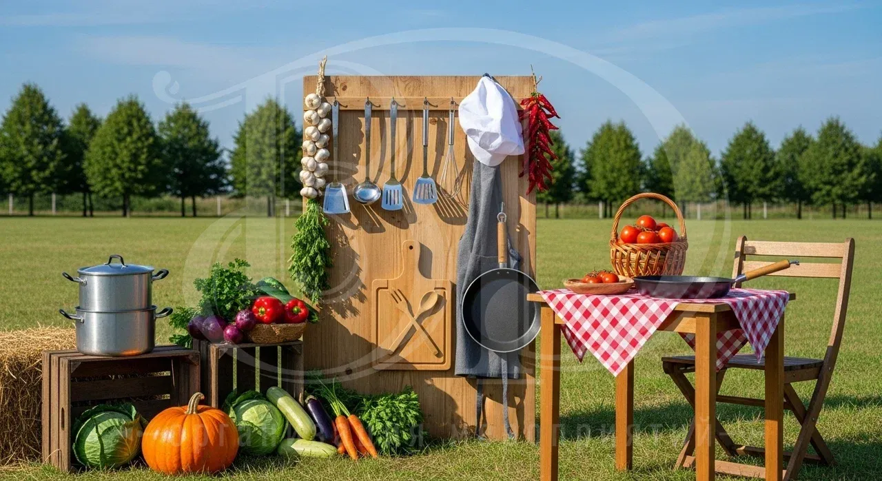 Фотозона на кулинарной вечеринке