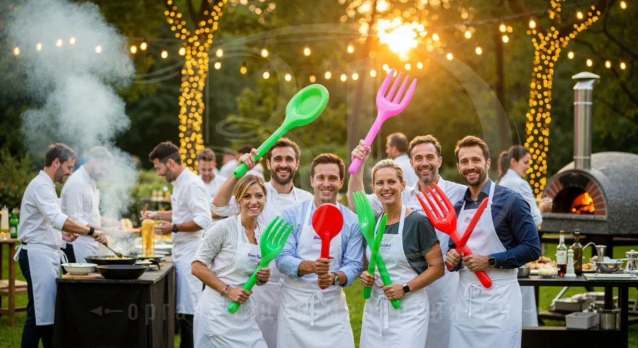 Кулинарная вечеринка с event-агентством Вдсервис Событий