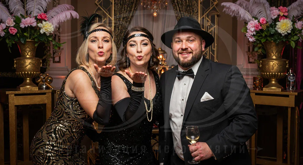 Образы гостей event-мероприятия в мафиозном стиле Дресс-код для гостей event-мероприятия в мафиозном стиле