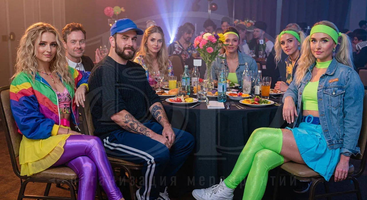 Угощения для гостей вечеринки в стиле 90-х Банкет для гостей мероприятия в стиле 90-х