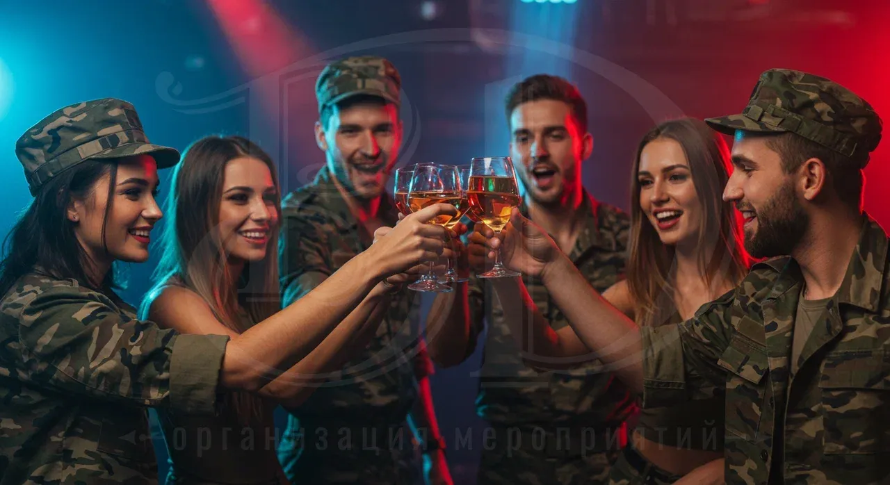 Милитари-party: напитки и тосты на мероприятии Напитки и тосты на вечеринке в стиле милитари