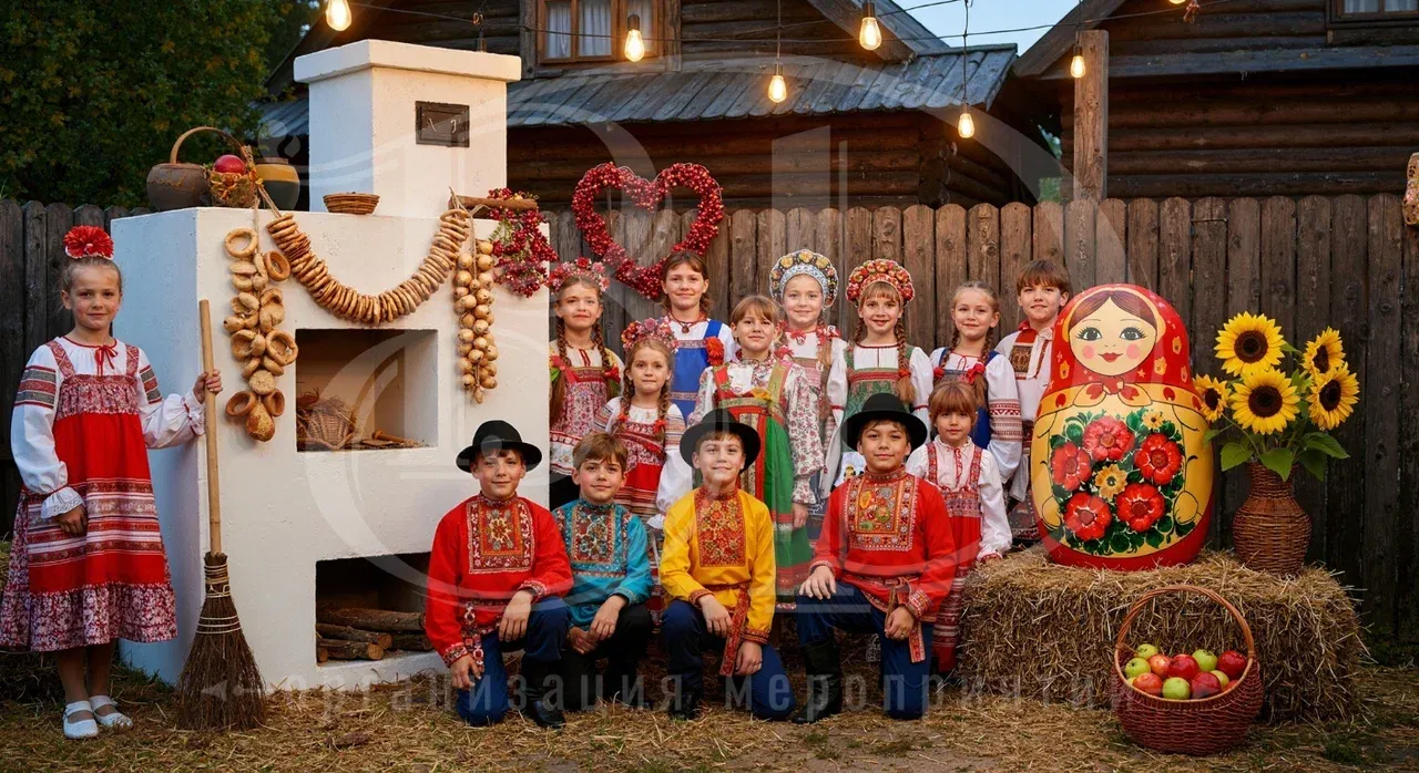 Вечеринка на селе для детей