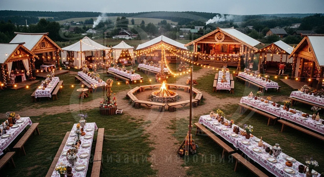 Вечеринка в деревне: выбор подходящей локации