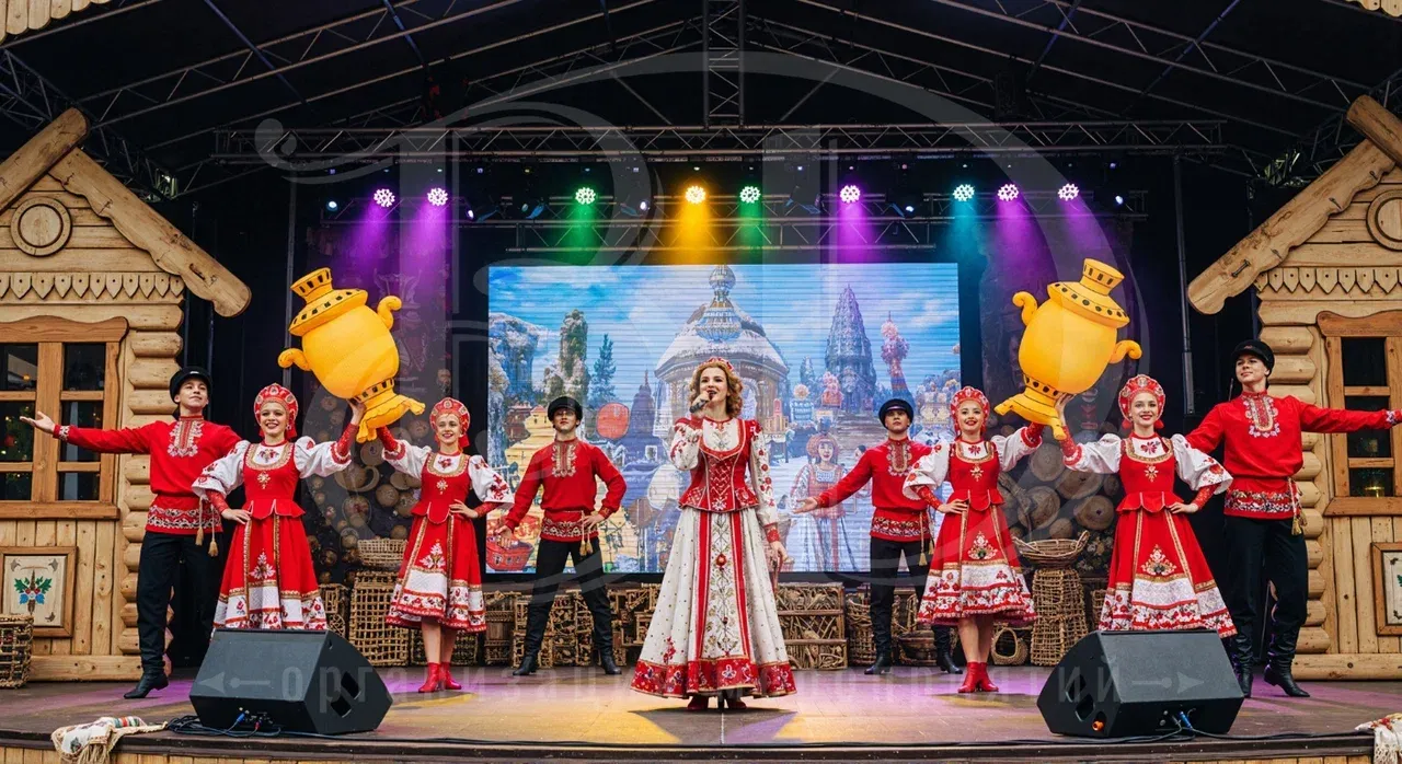 Музыкальные выступления на вечеринке в сельском стиле