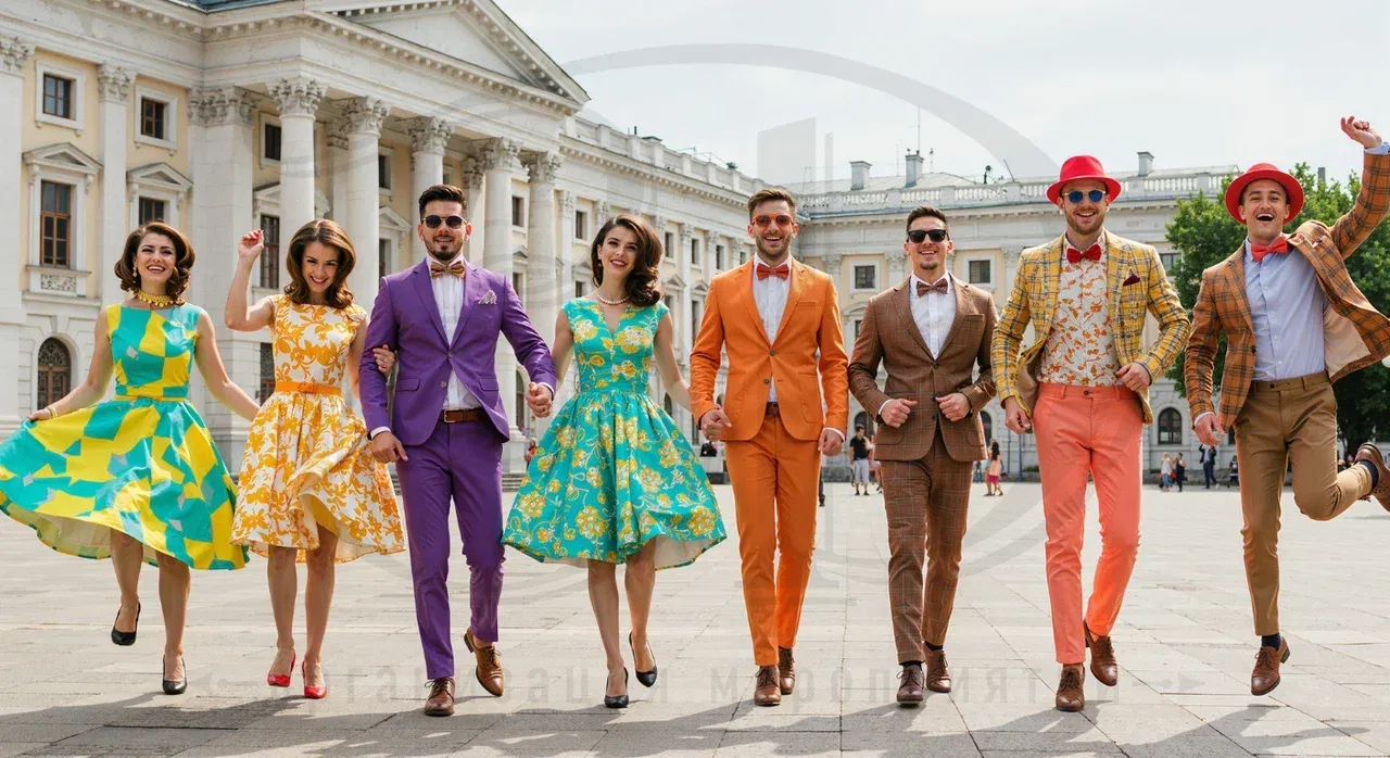 Стиляги-party: дресс-код на мероприятии Вечеринка стиляг: образы гостей