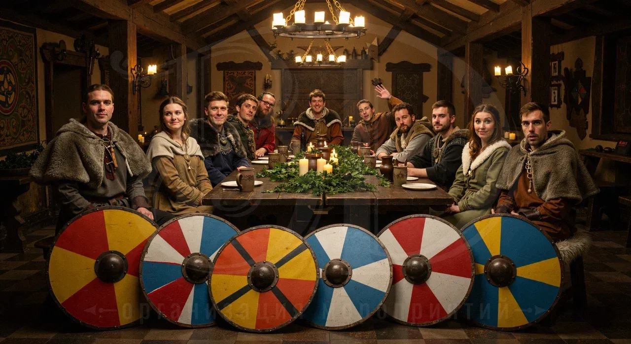 Гости event-мероприятия в скандинавском стиле Event-мероприятие в скандинавском стиле