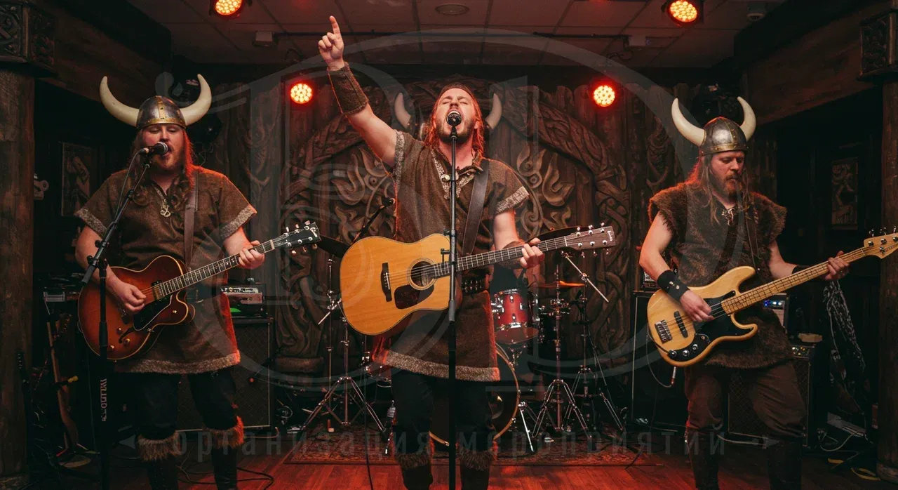 Вечеринка викингов с event-агентством Вдсервис Событий