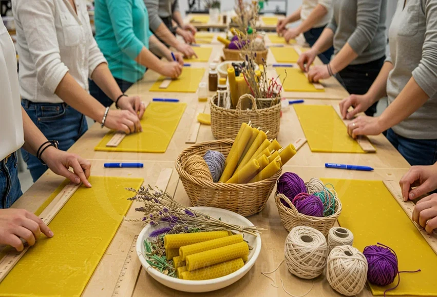 Мастер-класс по изготовлению свечей: эстетика мероприятия Эстетика мастер-класса по изготовлению свечей