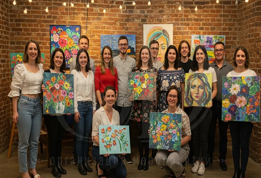 Картины акрилом: мастер-класс как коллективная арт-терапия