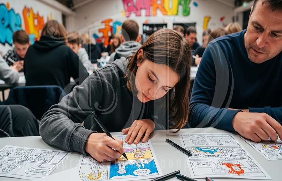 Рисование манги: мастер-класс для подростков Мастер-класс по рисованию комиксов: творческий процесс