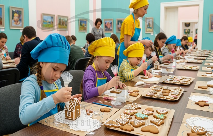 Мастер-класс по росписи пряников для детских event-мероприятий