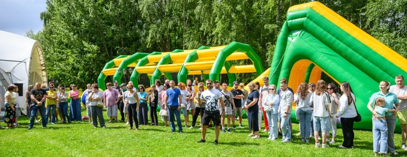 Family Day для компании АЛРОСА: общий сбор перед стартом