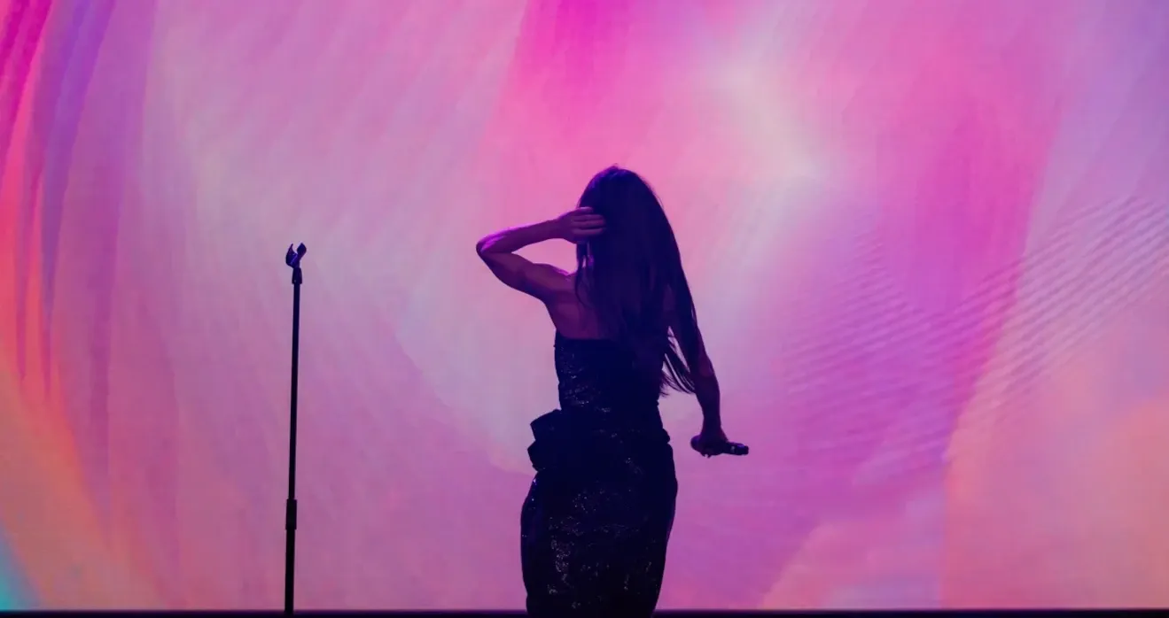 Оформление сцены на конференции Malltech