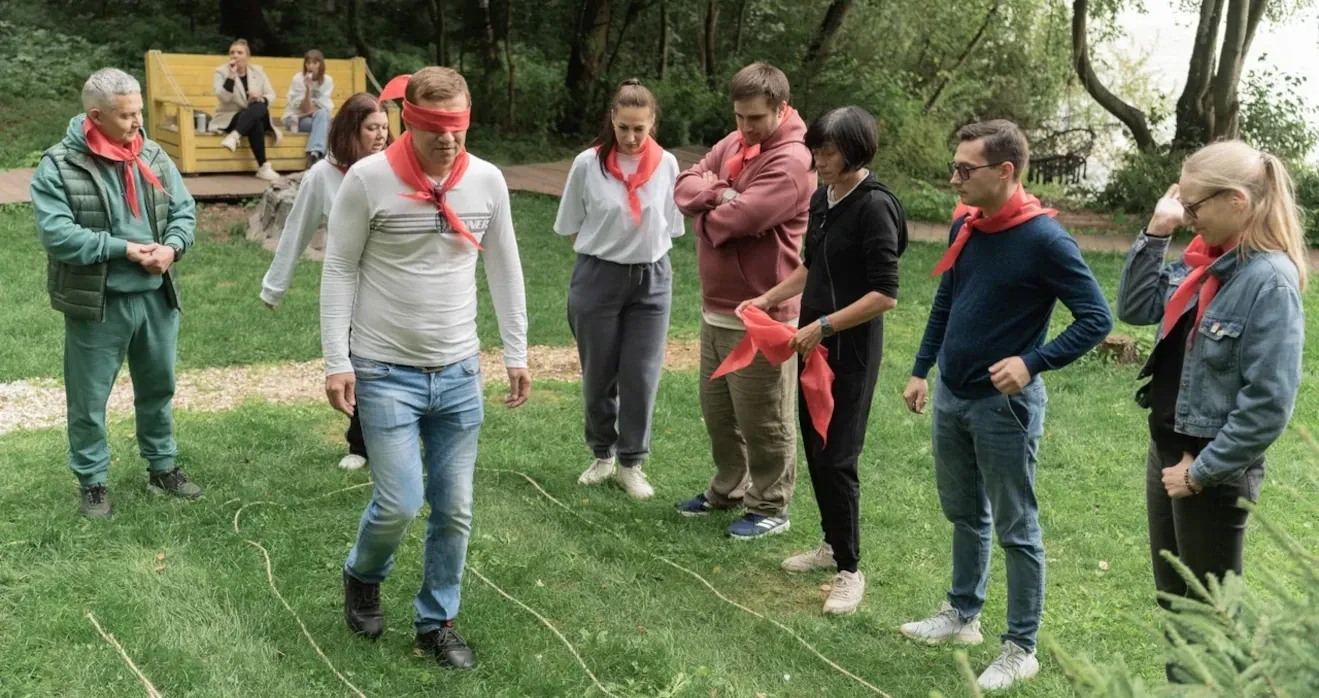 Веревочные лабиринты в программе тимбилдинга для R-Keeper