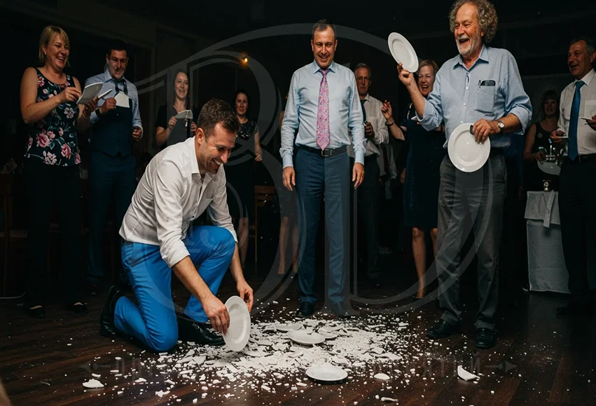 Греческие танцы с битьём тарелок: интерактив для гостей мероприятия Греческие танцы с битьём тарелок: интерактивное шоу на мероприятие