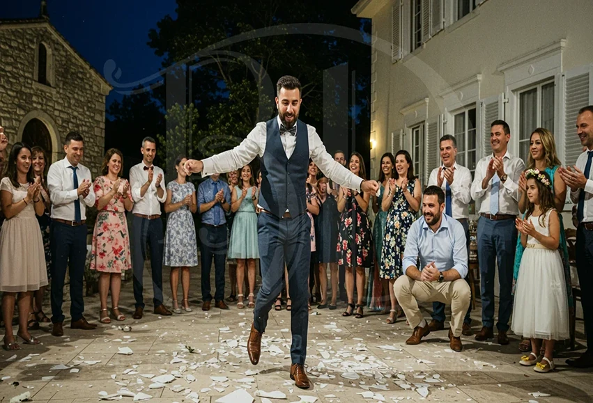 Танцевальные номера на мероприятие: сольные, групповые, с интерактивом Шоу танца на мероприятие: греческий танец с битьём тарелок