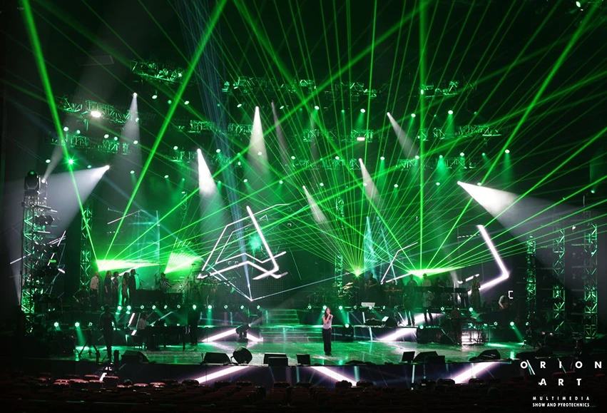 Лазерное шоу на: корпоратив, 9 мая, свадьбу, концерт