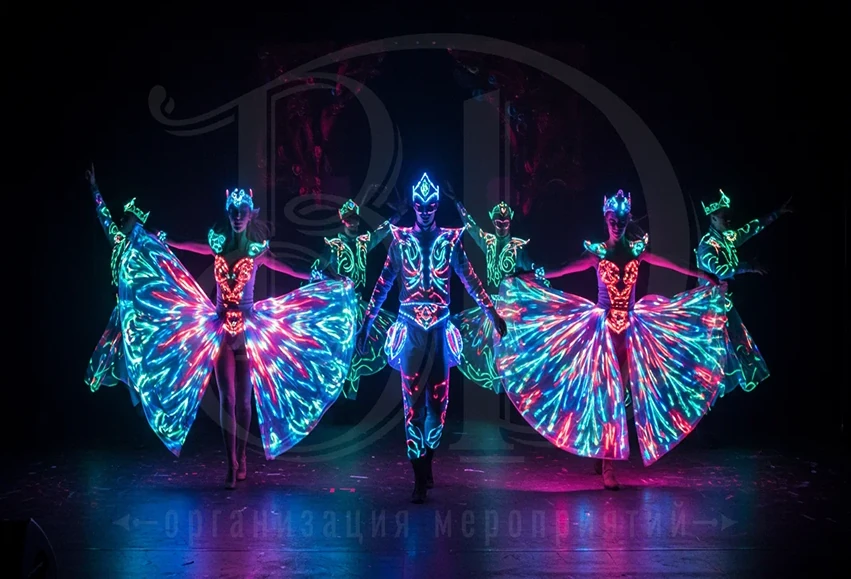 Световое шоу на свадьбу, корпоратив, юбилей