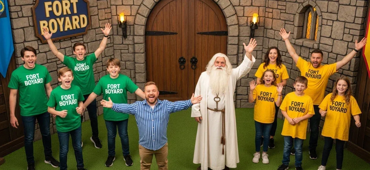 ВДСервис Событий организует запоминающийся квест в стиле Форт Боярд Довольные участники квеста Форт Боярд