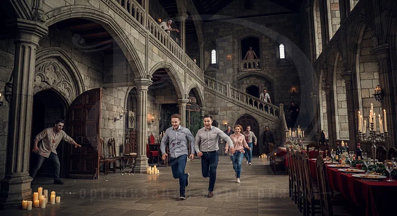 Тимбилдинг в концепции страшного квеста Формат тимбилдинга - страшный квест