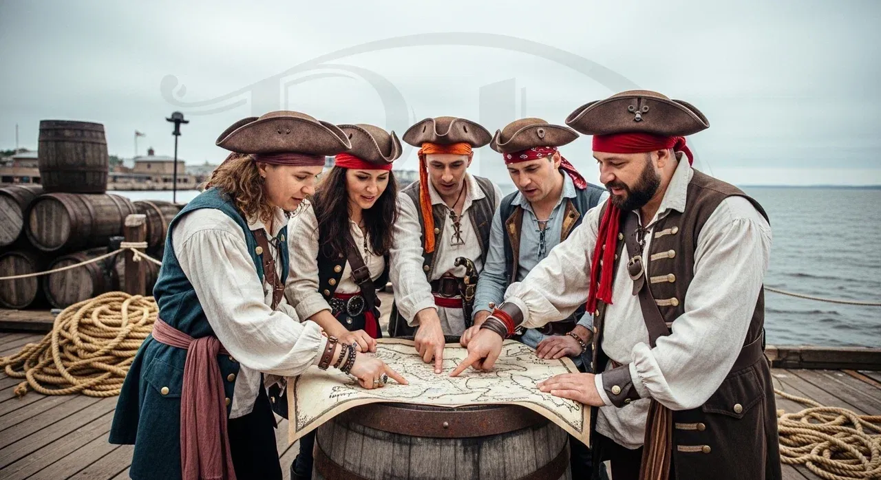 Иммерсивная программа тимбилдинга Пираты от ВДСервис Событий Тимбилдинг Пираты: эксклюзивный сценарий от ВДСервис Событий