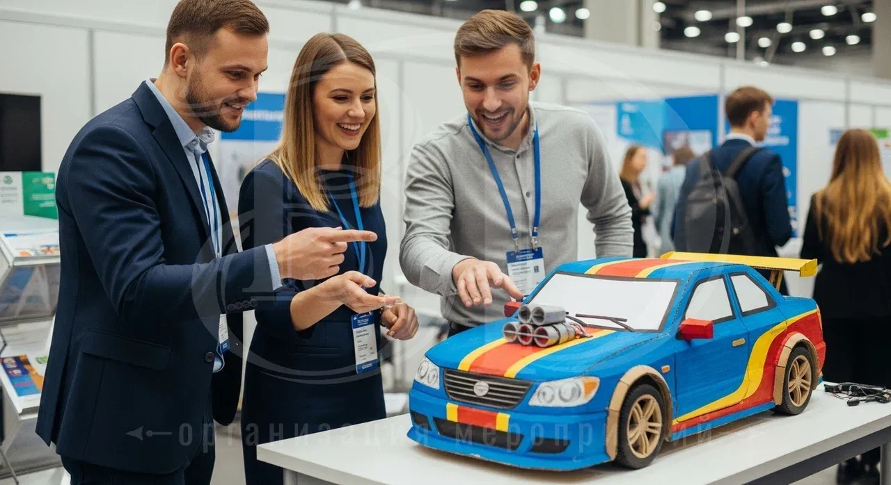 Презентация автомобиля в финале тимбилдинга Тачка на прокачку
